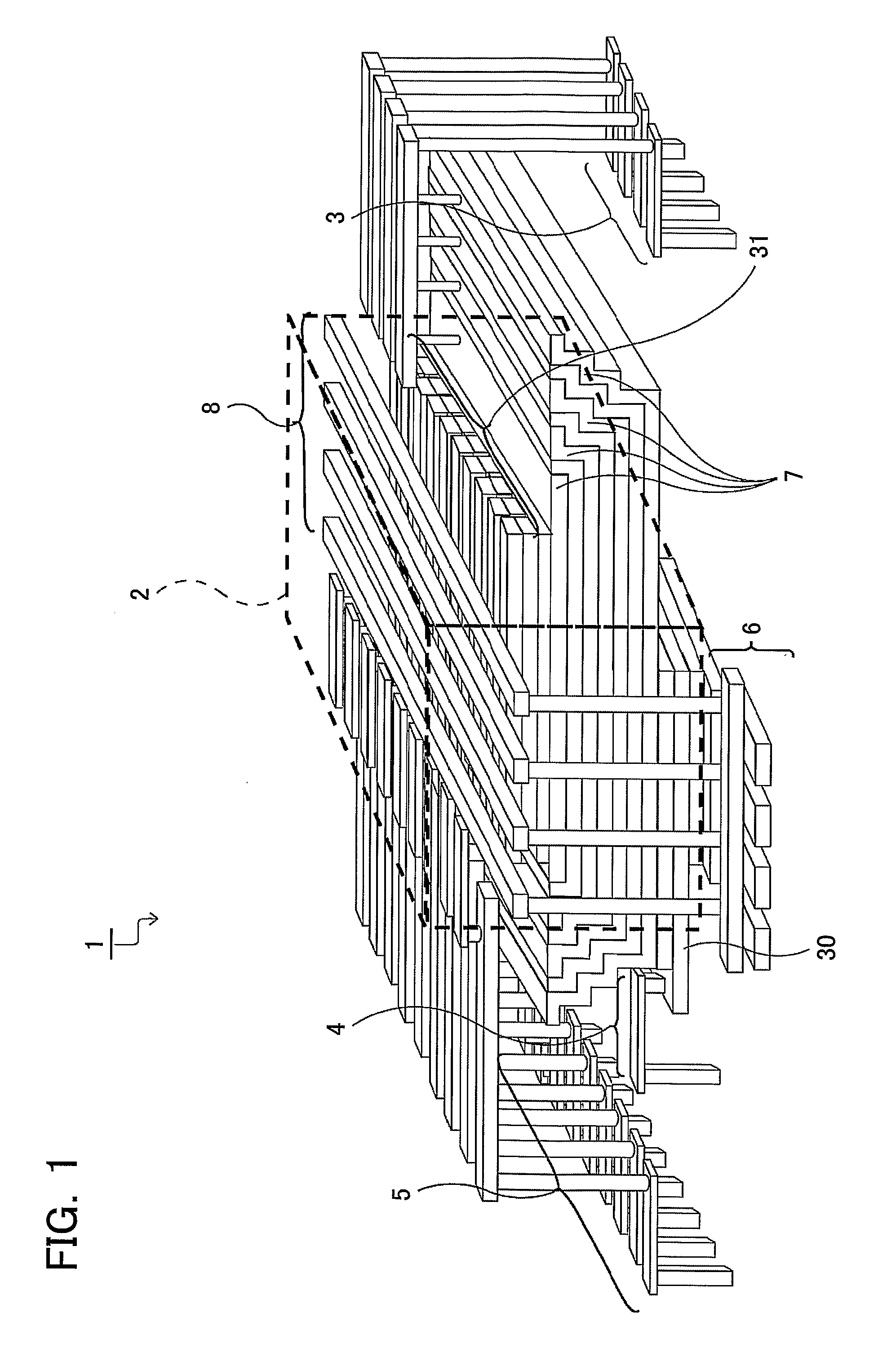 Non-volatile semiconductor memory device and method of making the same
