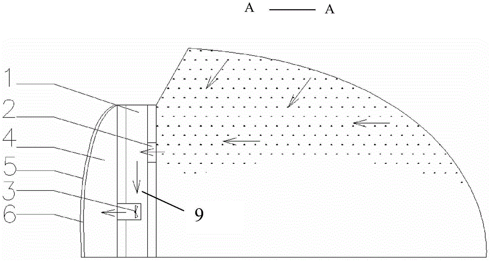 Back wall thermal insulation system of sunlight greenhouse