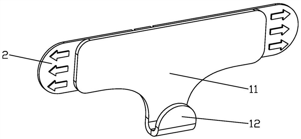 Stretchable and strippable adhesive tape and product supporting device using same