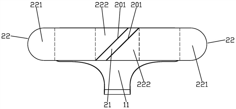 Stretchable and strippable adhesive tape and product supporting device using same