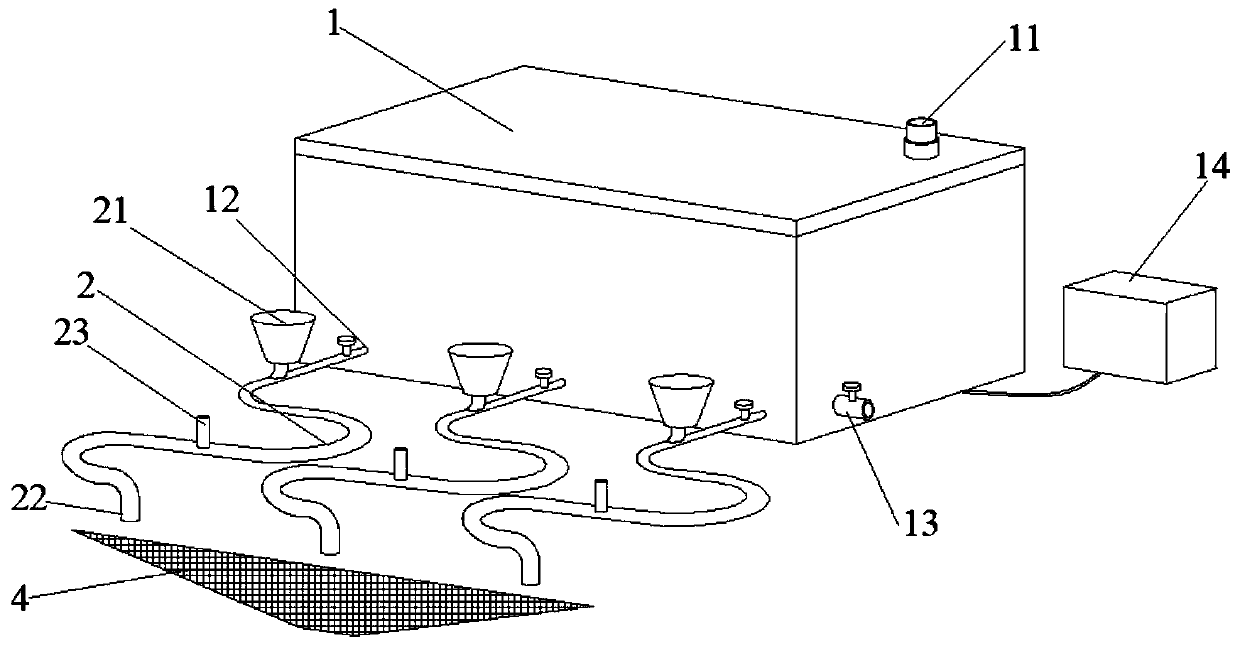 Method and device for cooking and discharging noodles