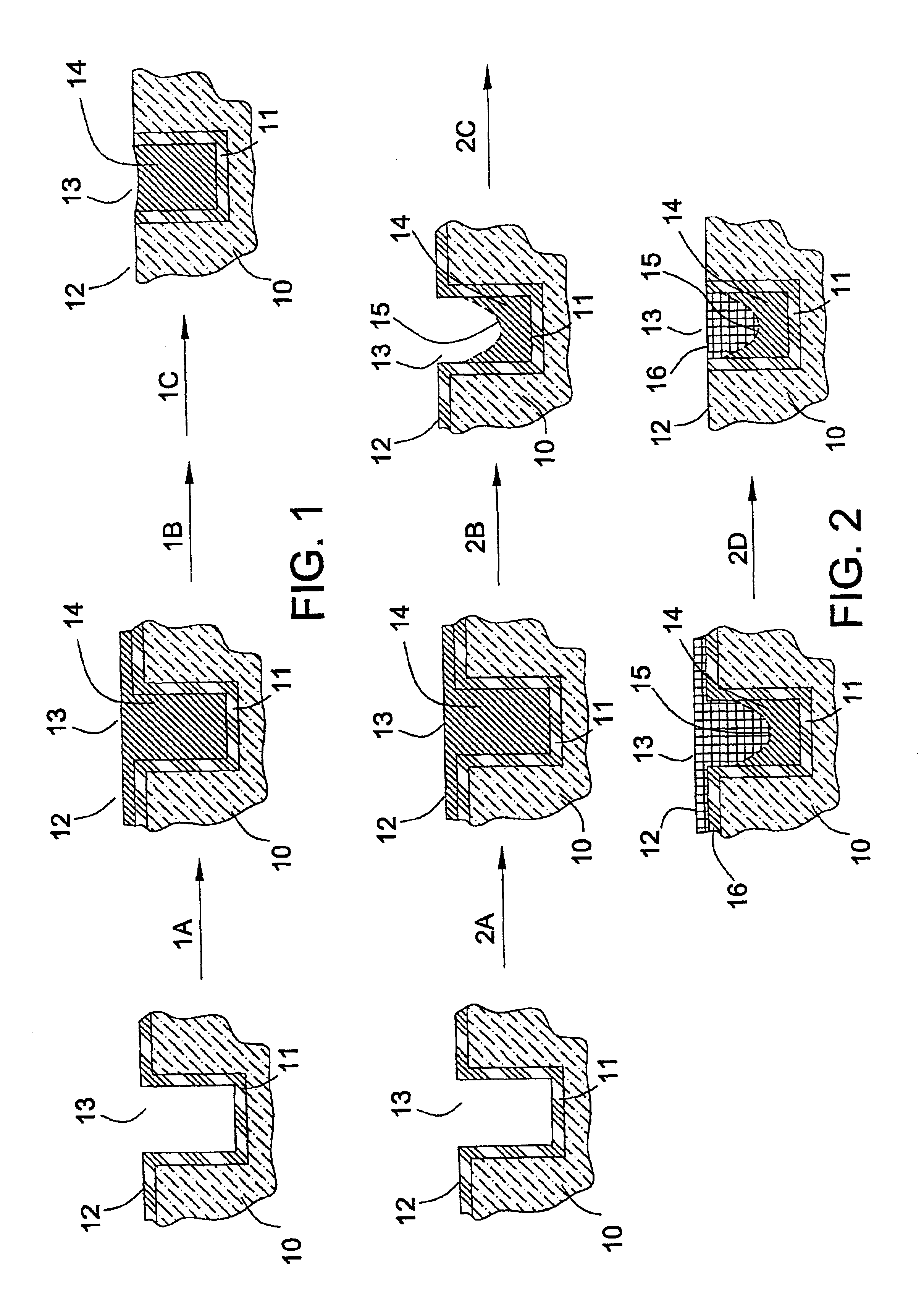 Method of reducing in-trench smearing during polishing