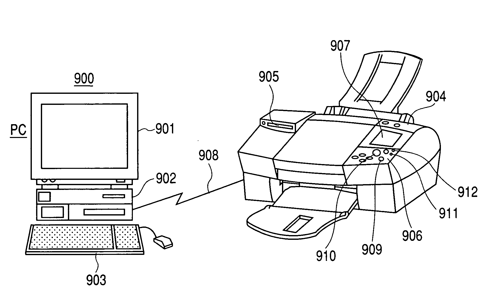 Printing system, printing system control method, program and storage medium