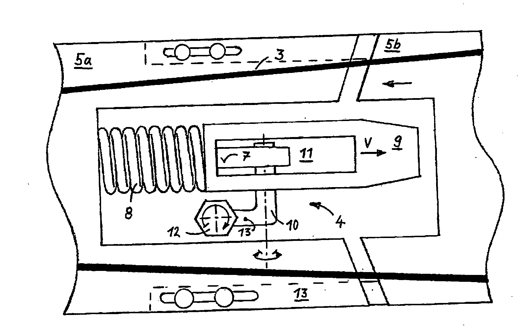 Hand-held power tool with a belt tensioning device