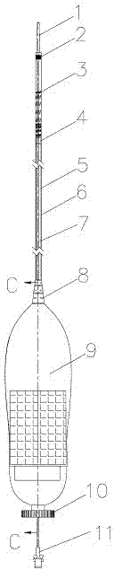 High shrinkage intravascular stent delivery system