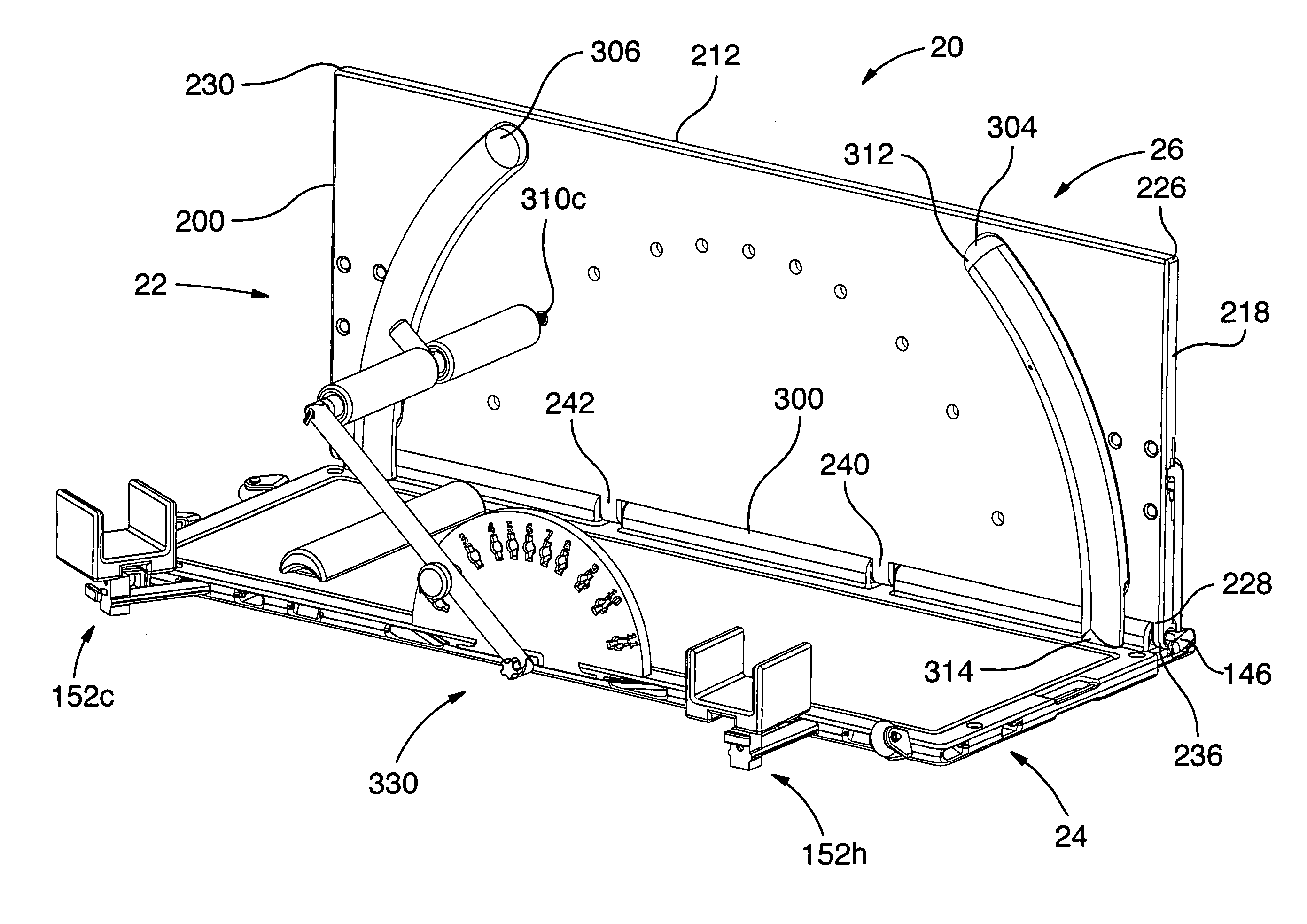 Isometric exercise apparatus and storage rack therefor
