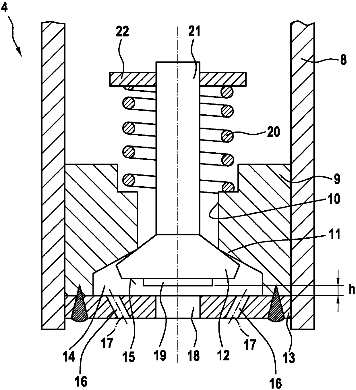 Injection valve, exhaust-gas aftertreatment system