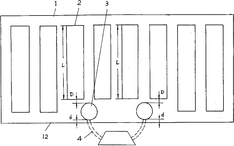 Dry heat type secondary fermentation method for planting agaricus blazei and dry heat type heating device