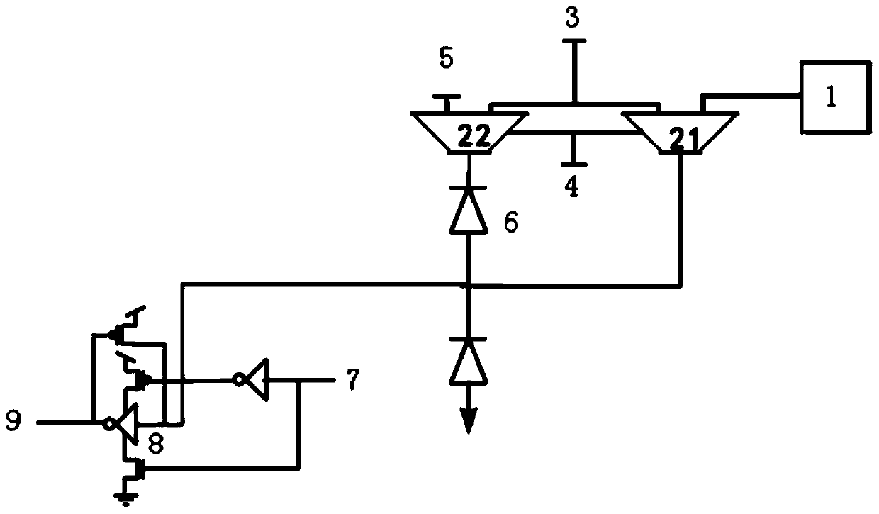 A safety protection circuit