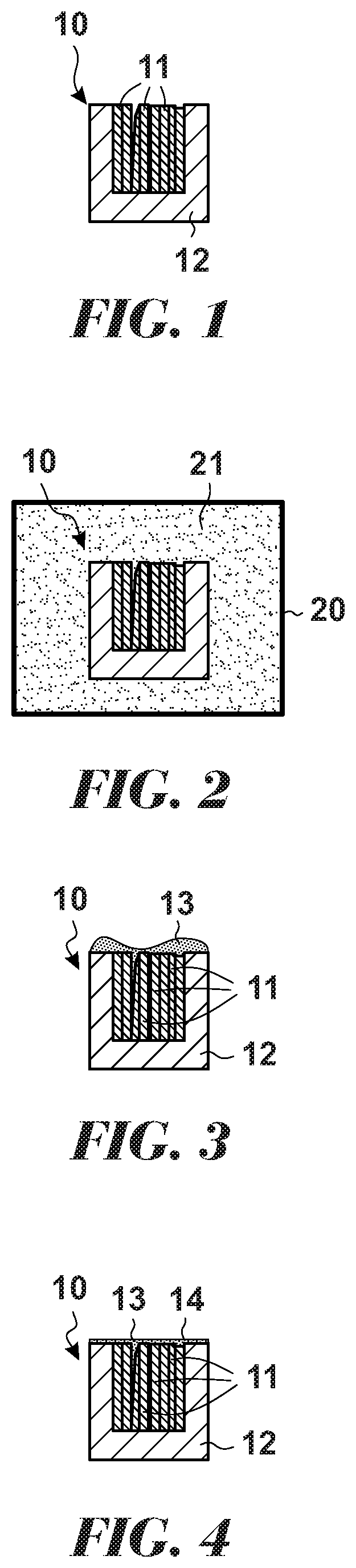 Method of protecting lamination stacks of a component of an electric machine and component obtained by the method