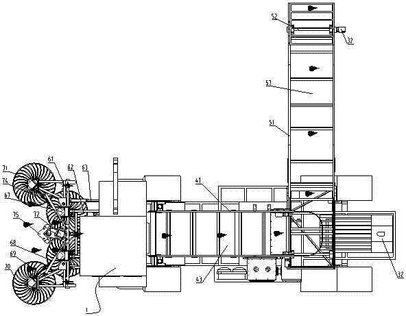 Rotating disc type beet loader