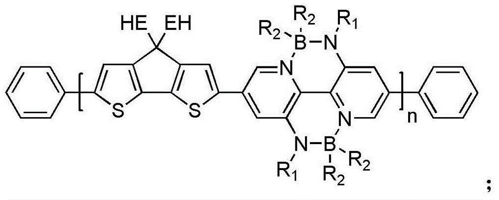 Diboron nitride bridge-linked bipyridine and organic/ high polymer material prepared from diboron nitride bridge-linked bipyridine
