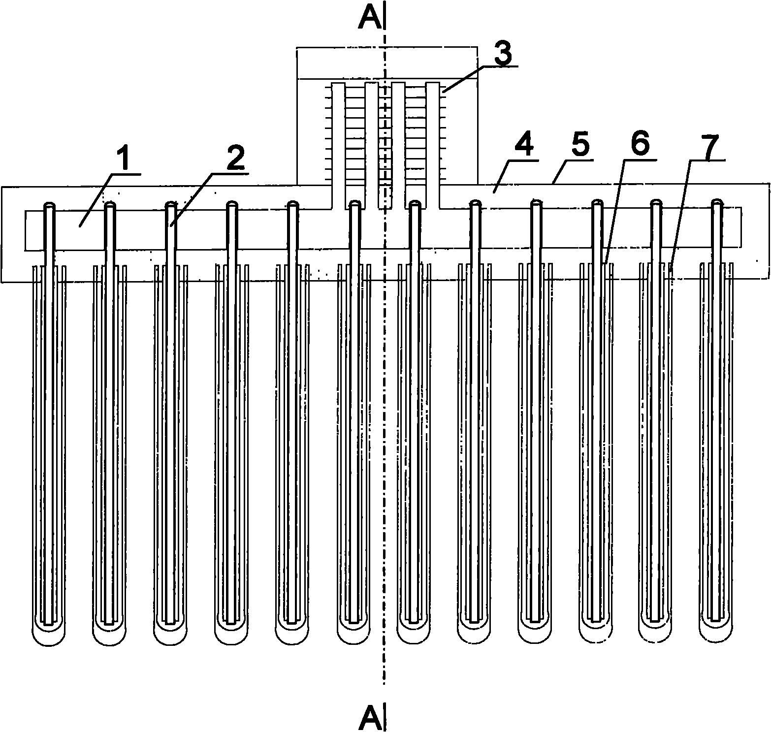 Two-stage heat pipe type solar air heater