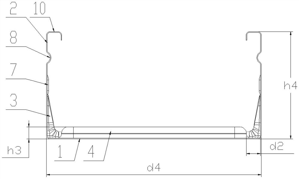 High-strength C-shaped bridge