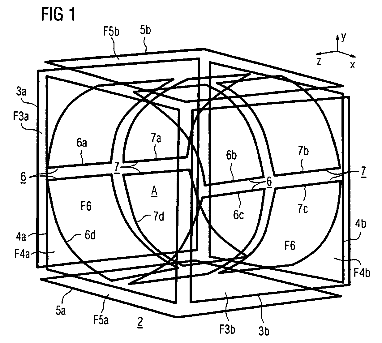 Magnet coil system for contactless movement of a magnetic body in a working space