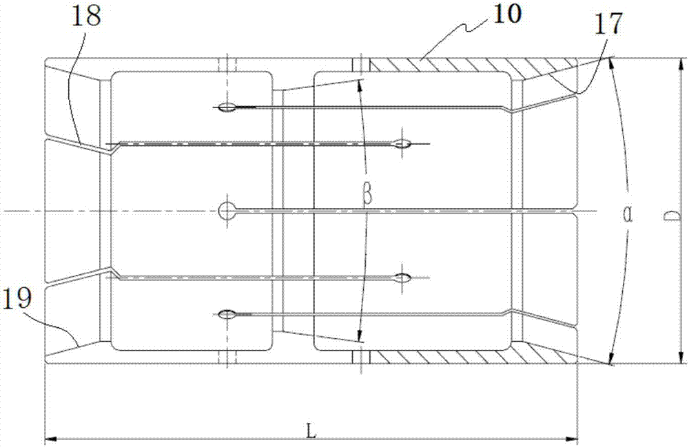 Segmented expansion spring clamping device