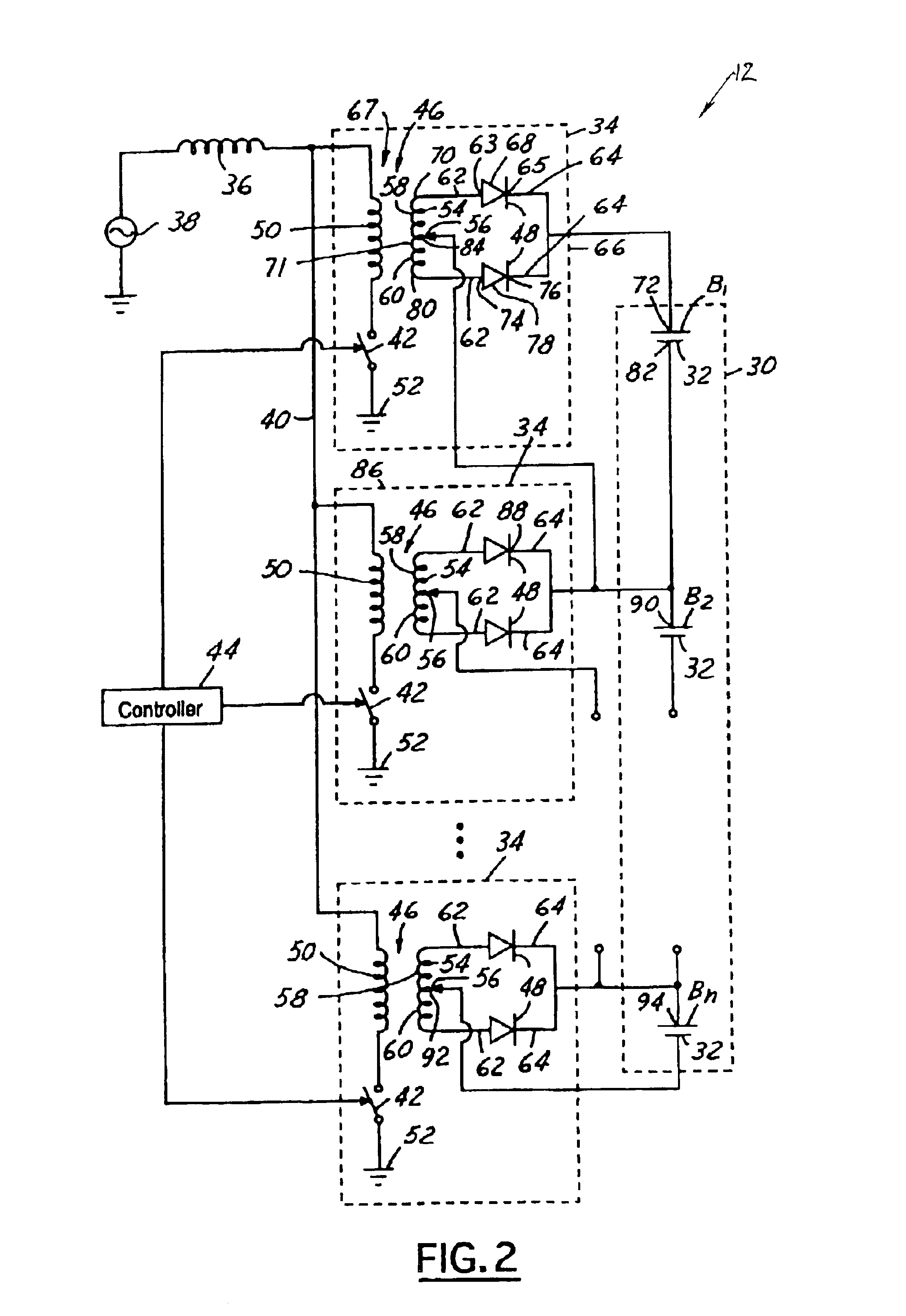 Battery cell balancing system