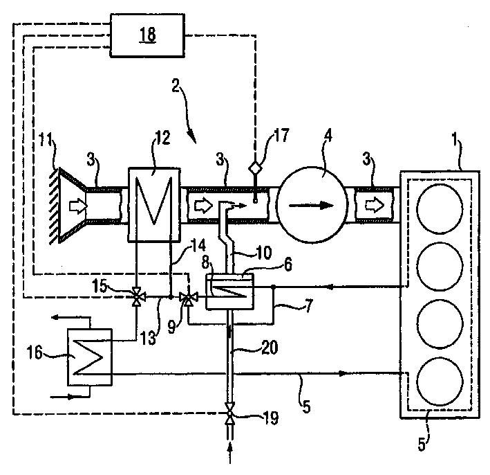 Arrangement and method in connection with diesel engine