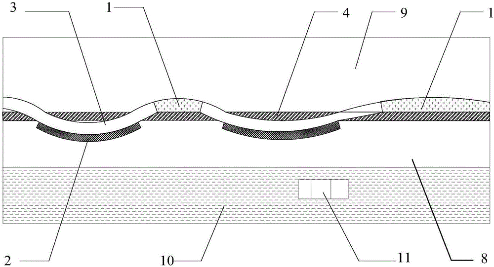 Chair and flower box integrated decorative structure for flood control wall and construction method of chair and flower box integrated decorative structure