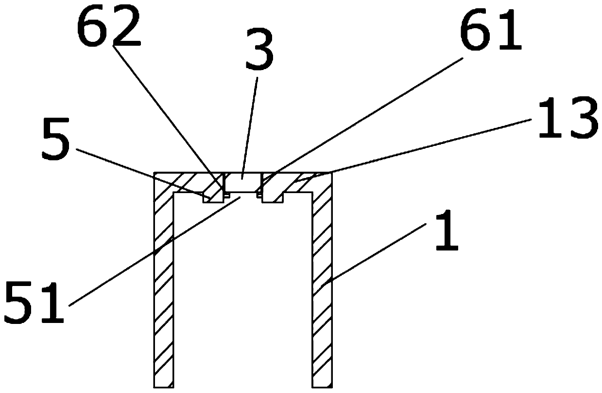Waterproof sealing structure for top of columnar object and antenna