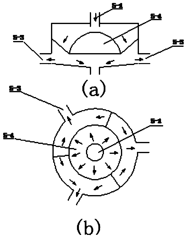 Integrated device for removing carbon dioxide gas in gas
