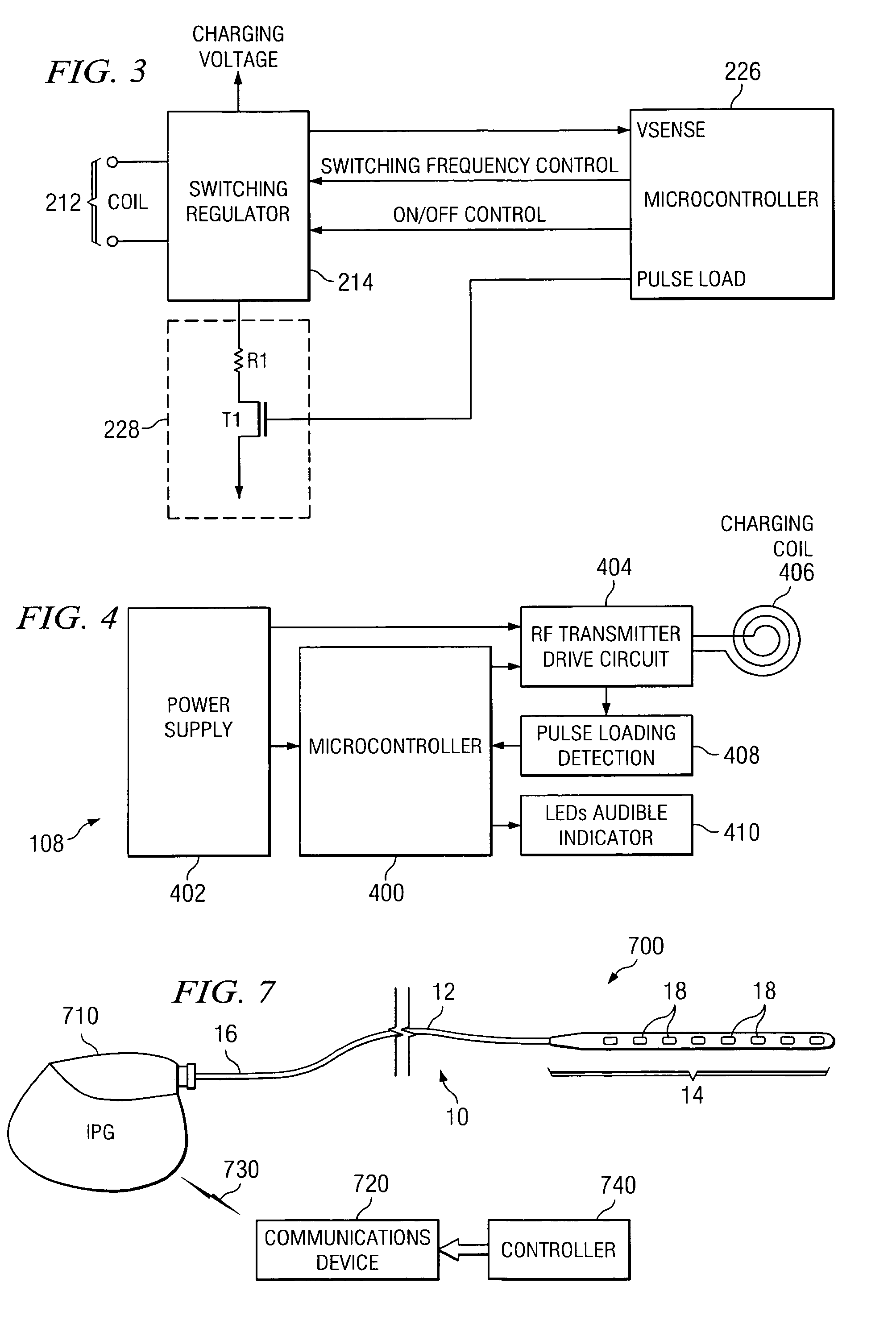 Implantable device and system and method for wireless communication