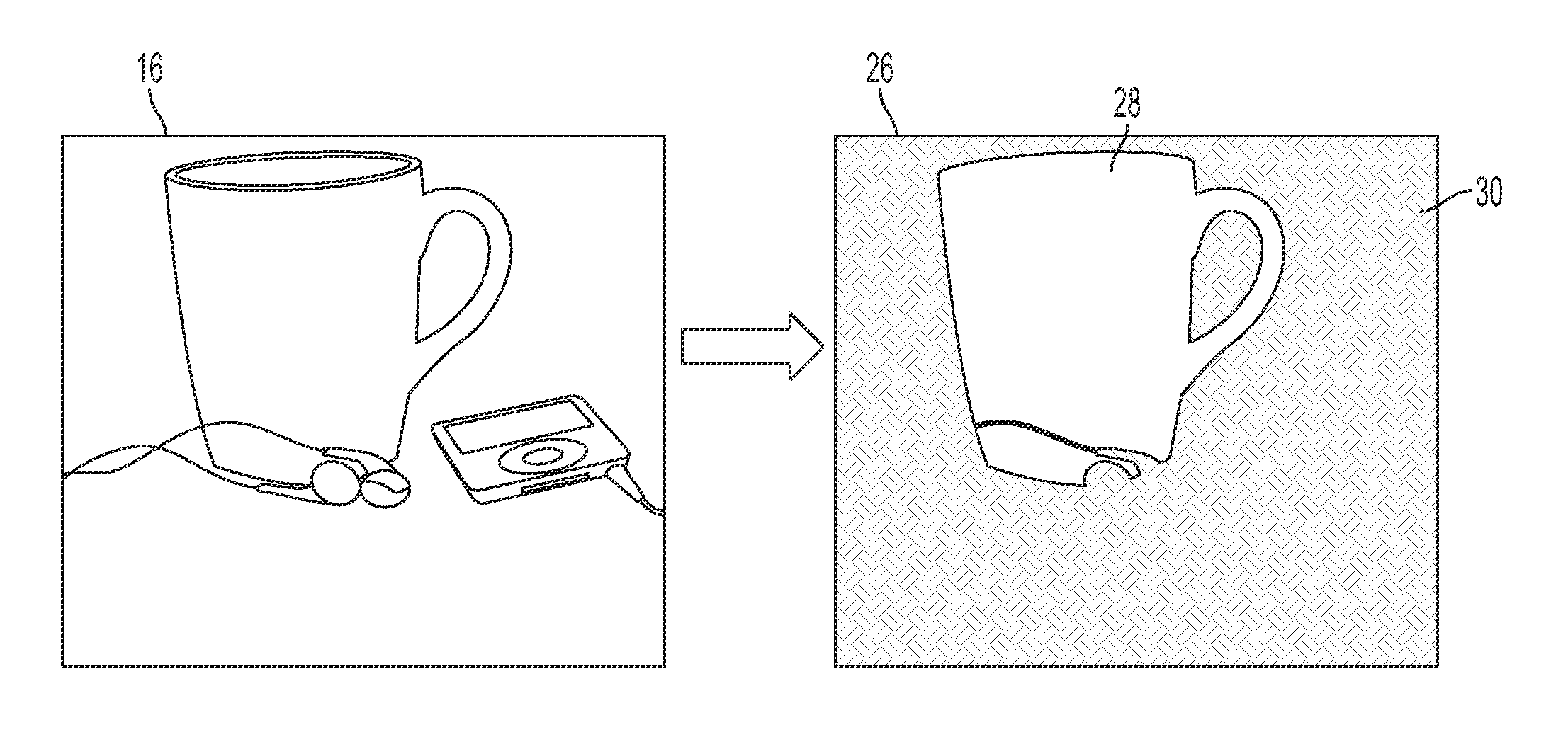 Graph-based segmentation integrating visible and NIR information