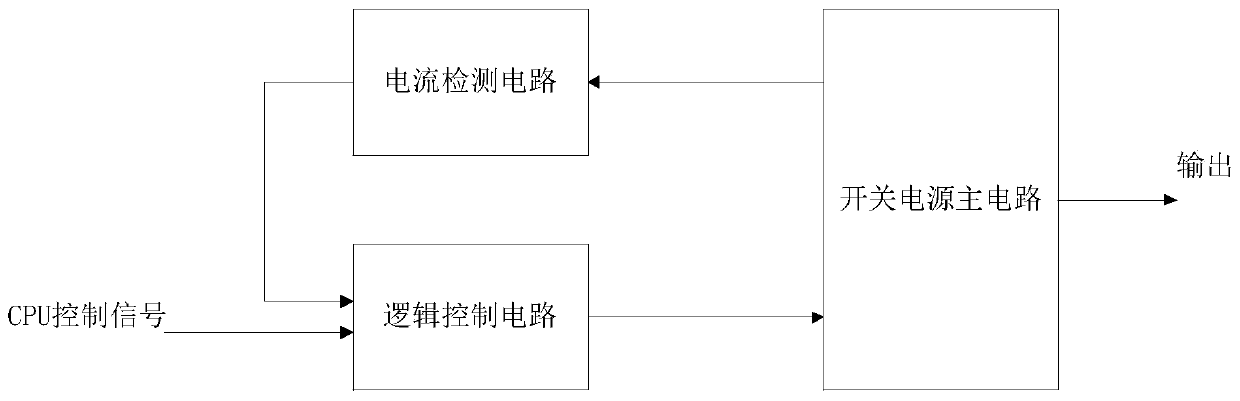 Switching power supply circuit capable of detecting current