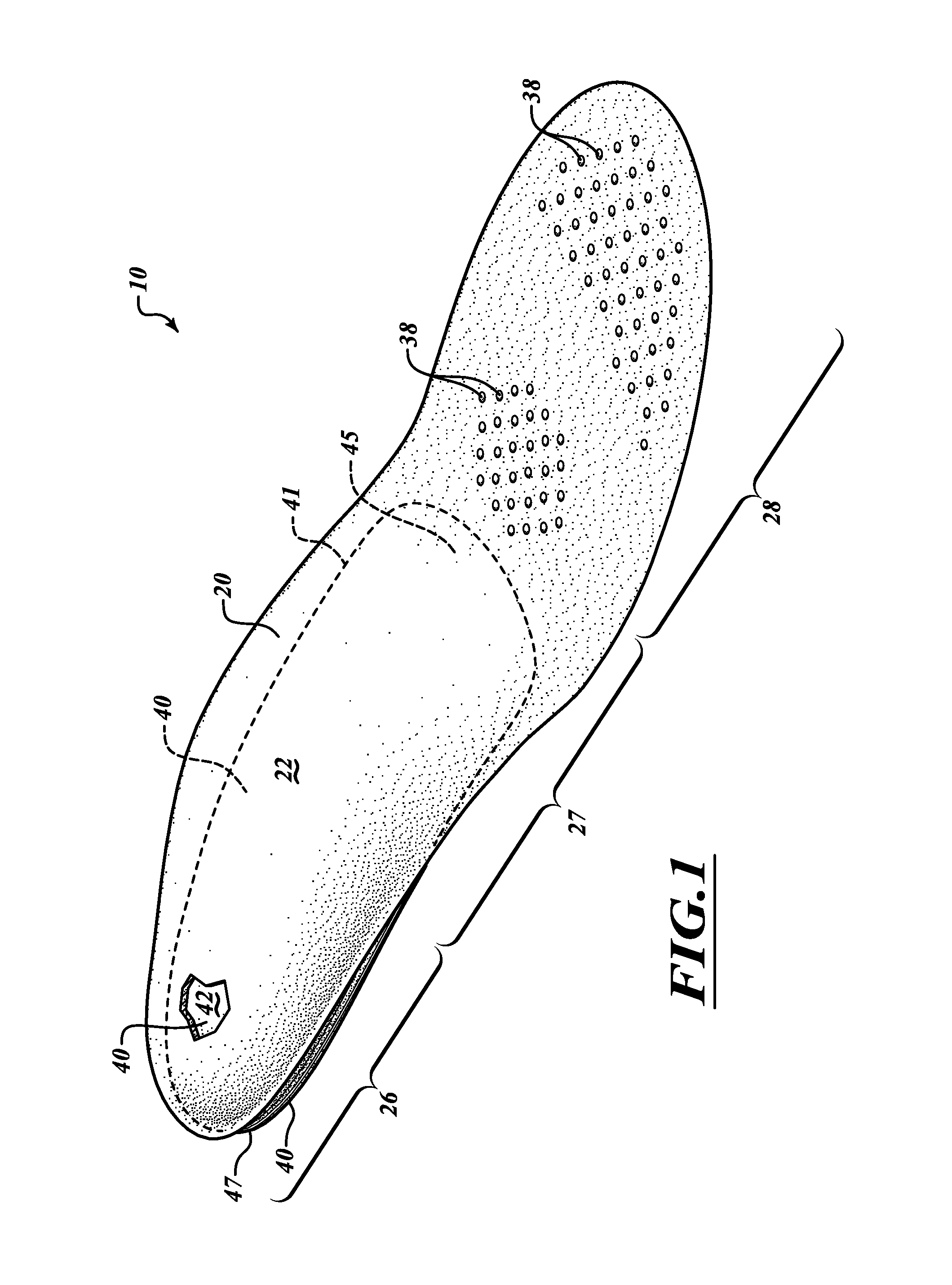 Contoured insoles for footwear