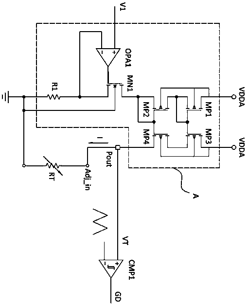 Offset Voltage Elimination Circuit Structure for Dimming Device Protection Mechanism