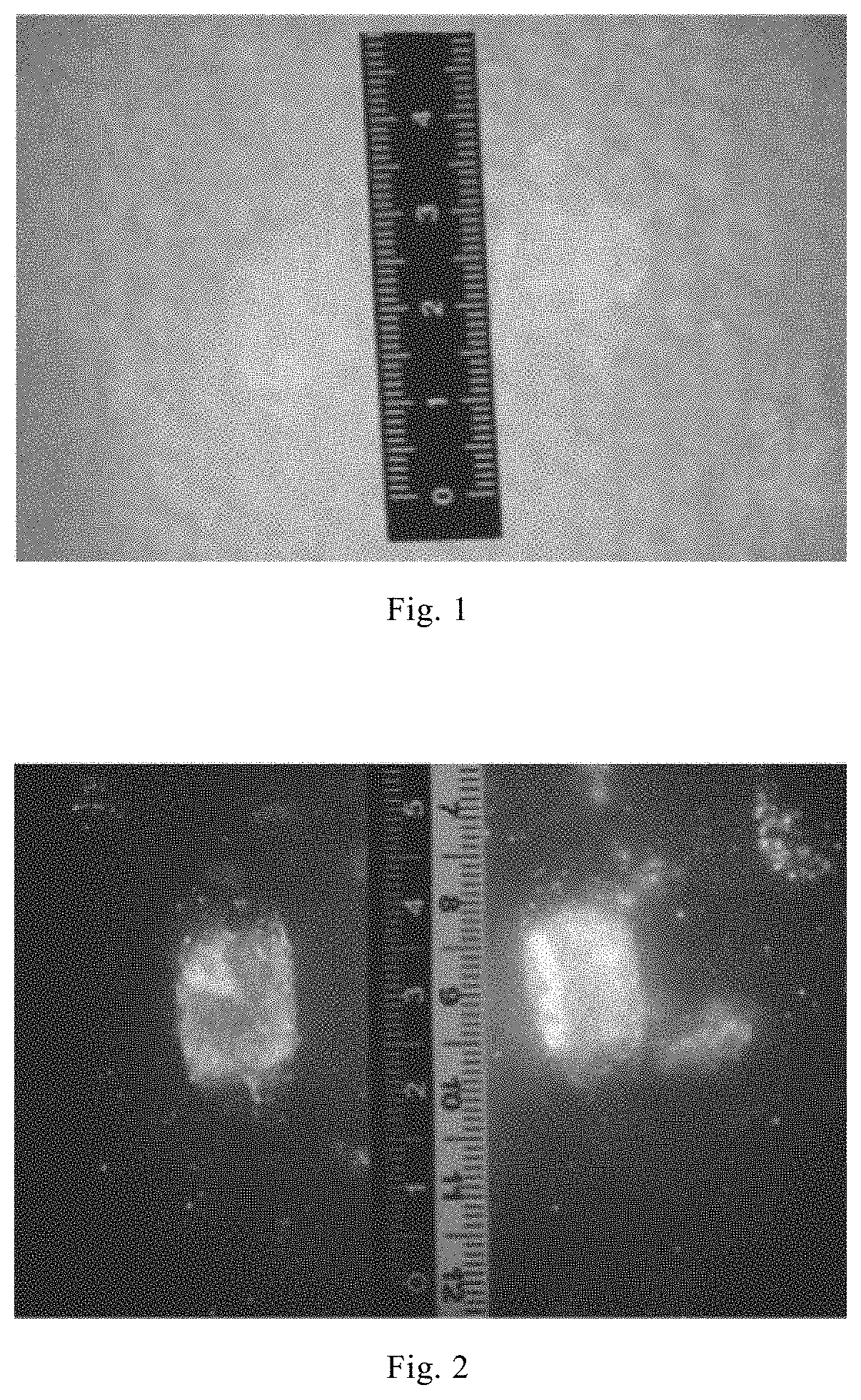 Method for developing biological trace evidence on porous object