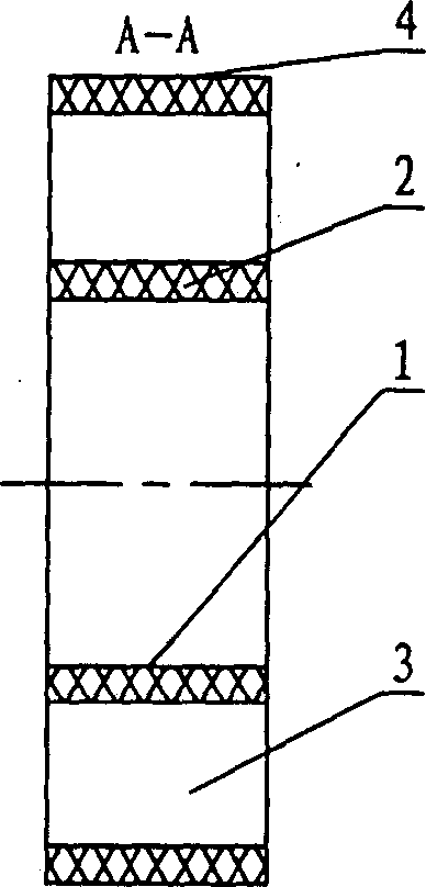 Plastic thermal insulation cushion and its working method