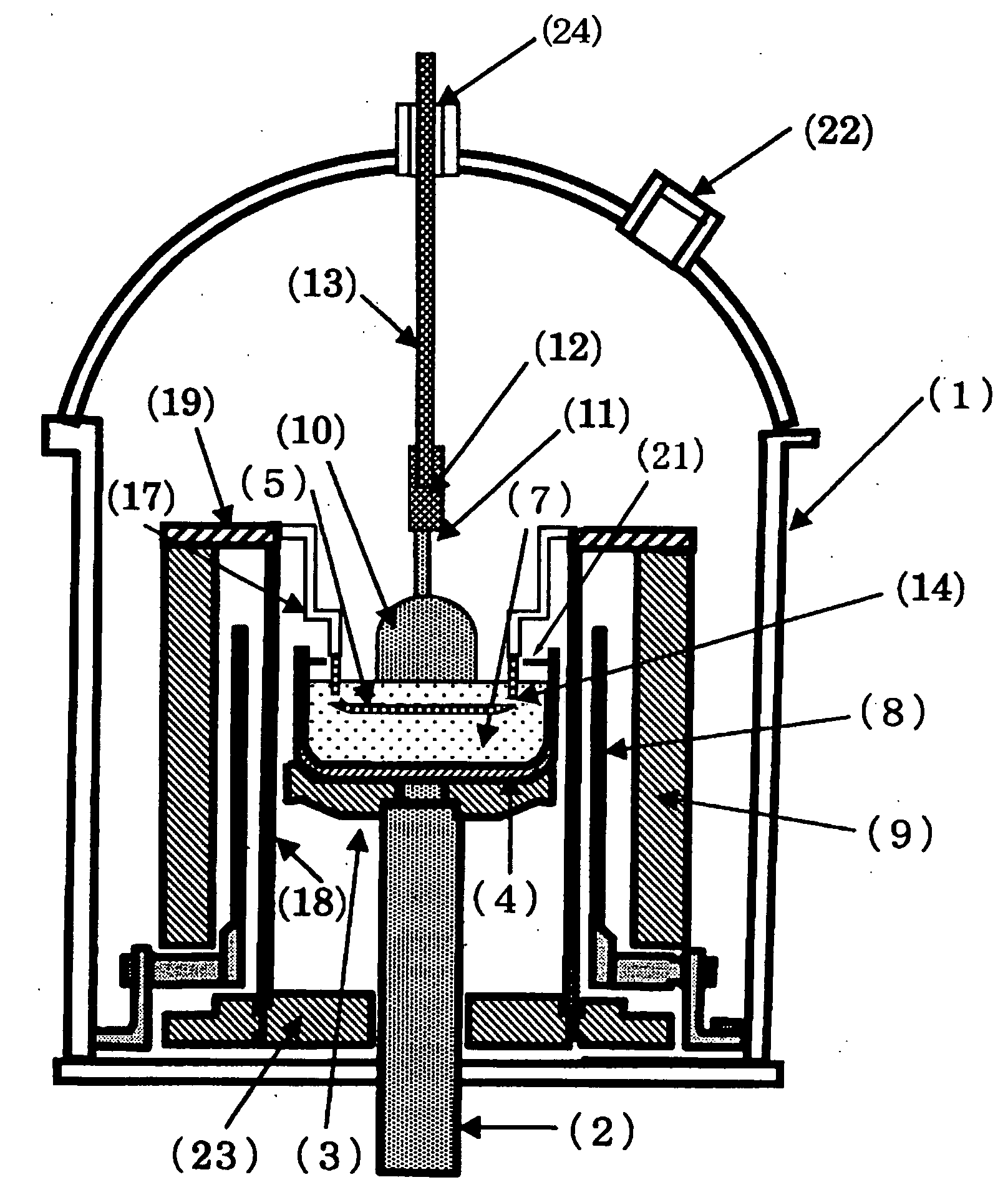 Metal Fluoride Single Crystal Pulling Apparatus and Process for Producing Metal Fluoride Single Crystal With the Apparatus