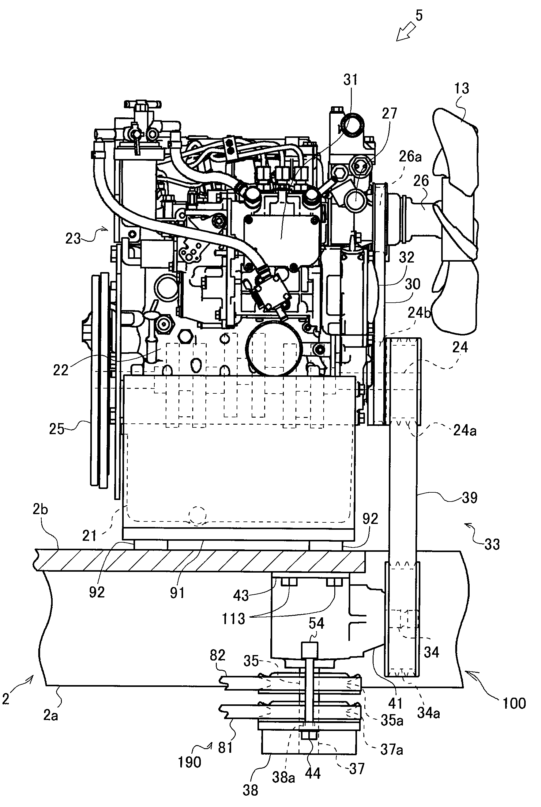 Engine and Power Transmission Device
