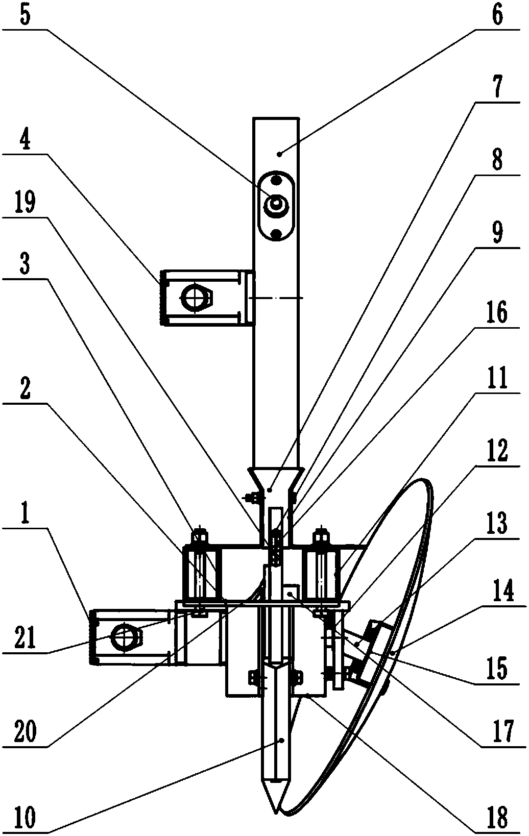 Double-motor real-time replanting adjustment seeding device and method