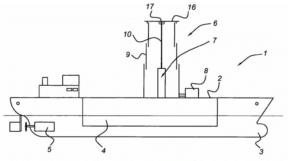 Vessel comprising a stowable magnus-effect rotor