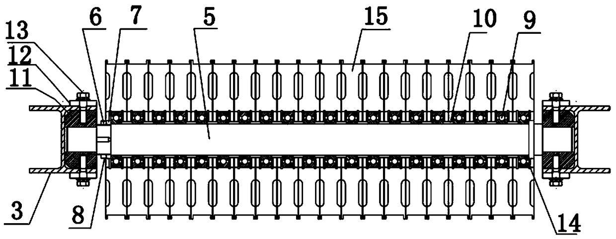 Spiral winding type accumulator storage device