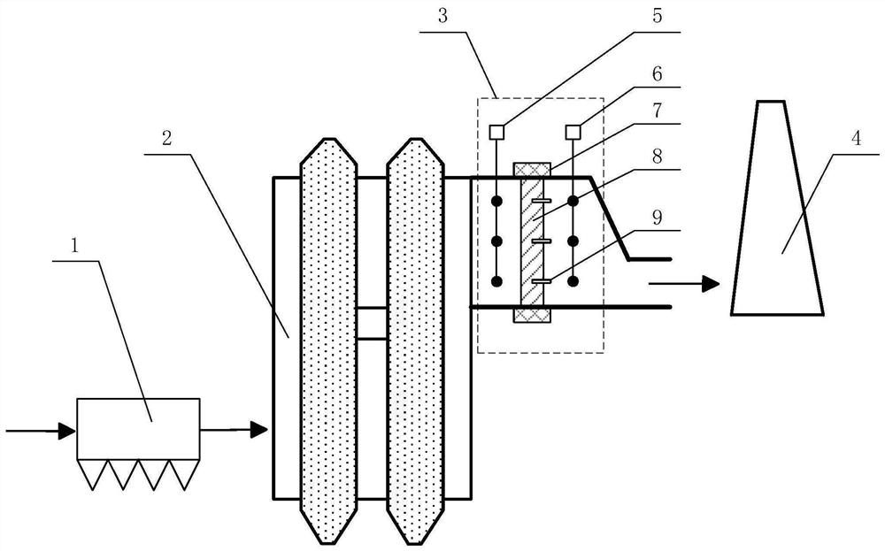 System and method for reducing escape of spent coke in active coke adsorption tower