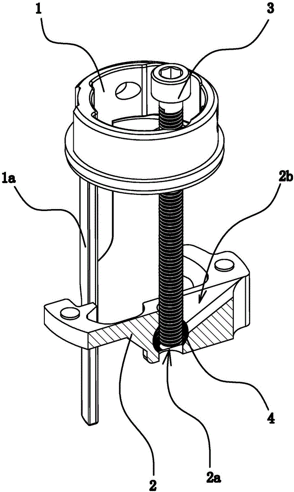 Countertop rapid mounting structure of faucet