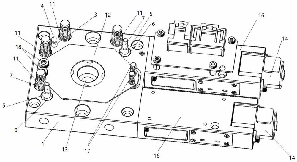 Angle-adjustable high-precision objective table device