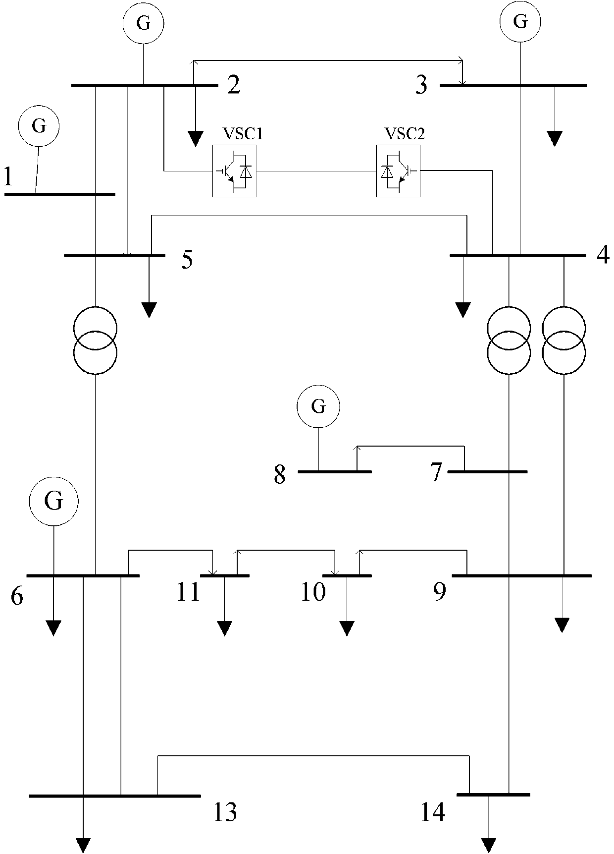 An over-limit correction control method for AC-DC hybrid grid with flexible DC