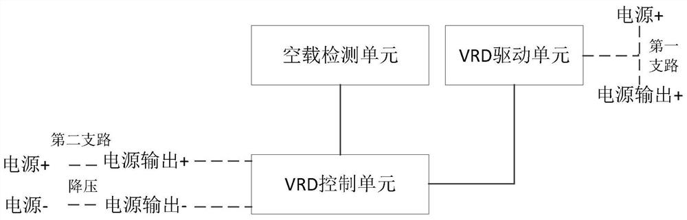 A power supply no-load voltage regulator