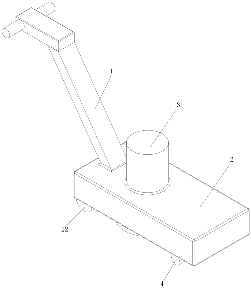 A kind of emery floor grinding device