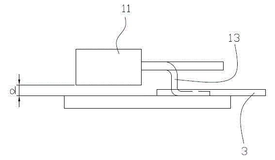 Stilt-type welding method for combination components