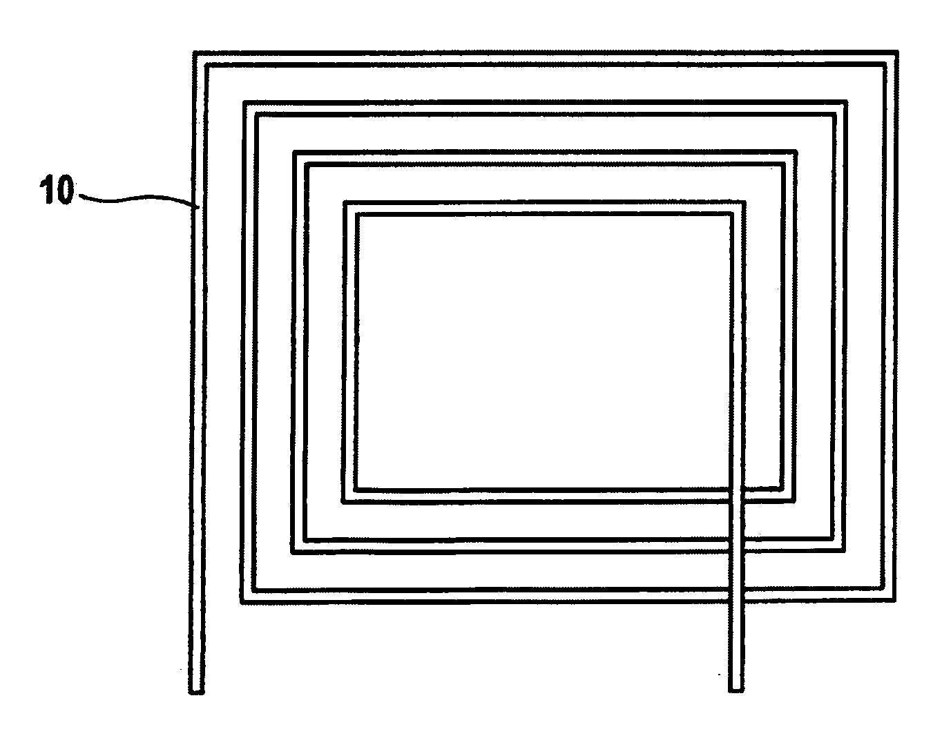 Induction coil, method and device for inductive heating of metallic components