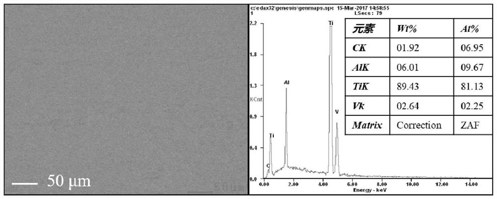 A kind of aluminum, vanadium co-doped double-layer porous wall titanium alloy nanotube array visible light catalyst and its preparation method and application