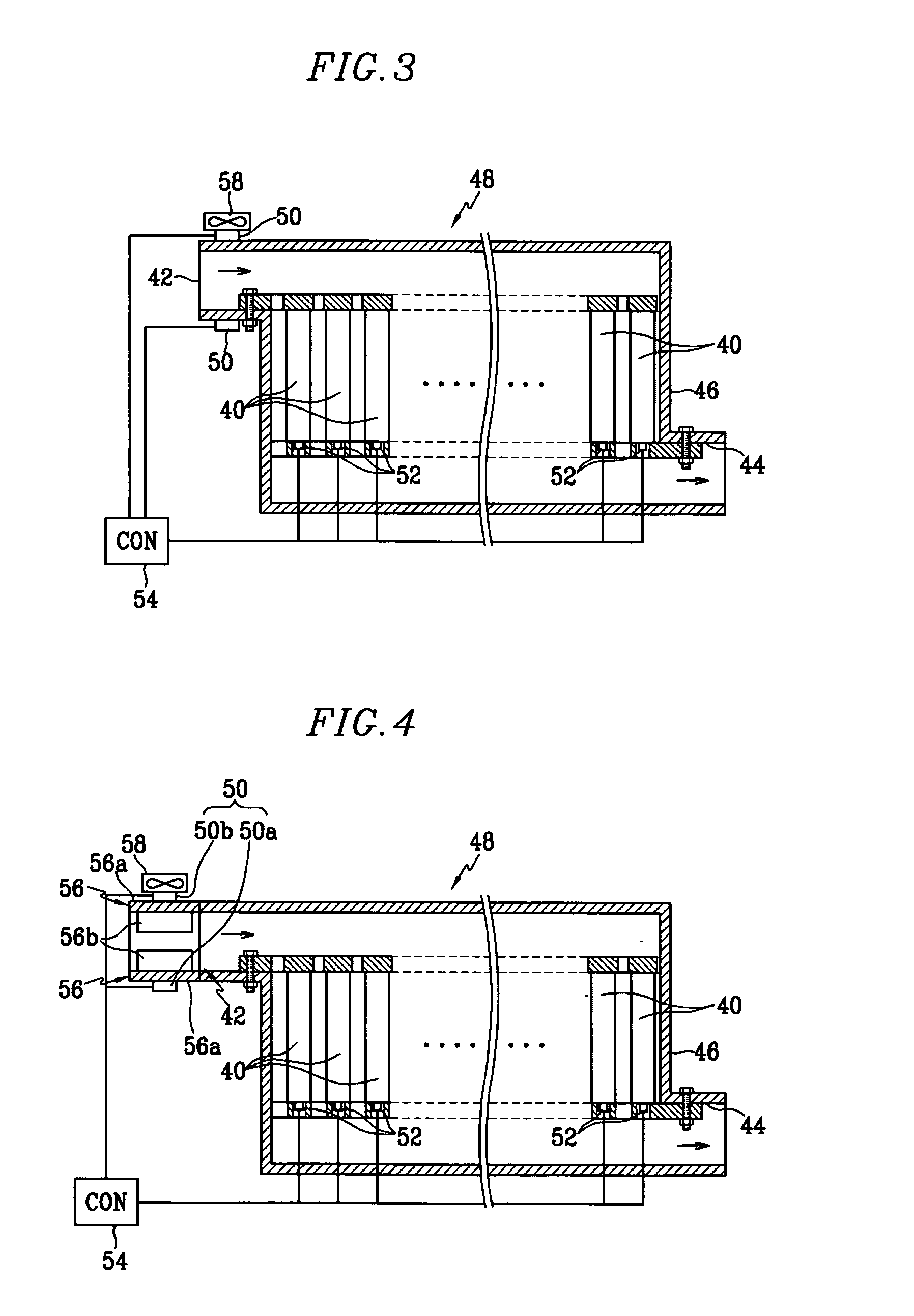 System for controlling temperature of a secondary battery module