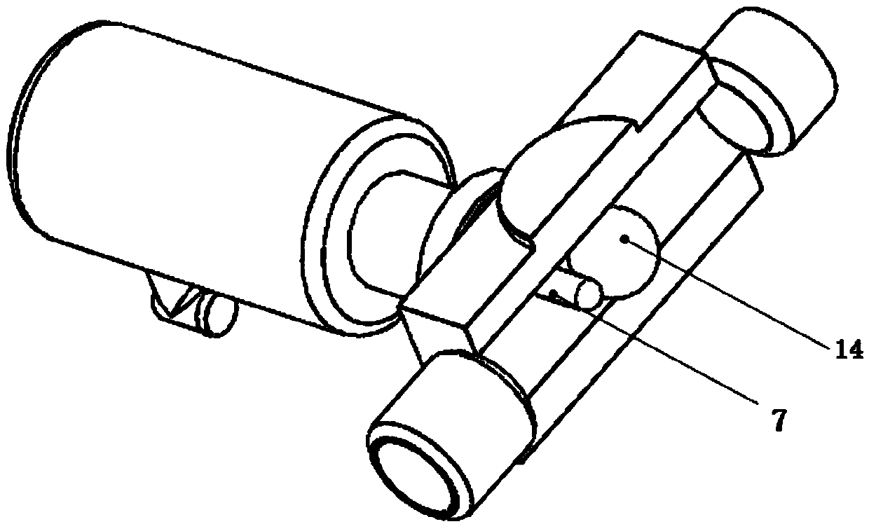 Spherical component detection positioning device