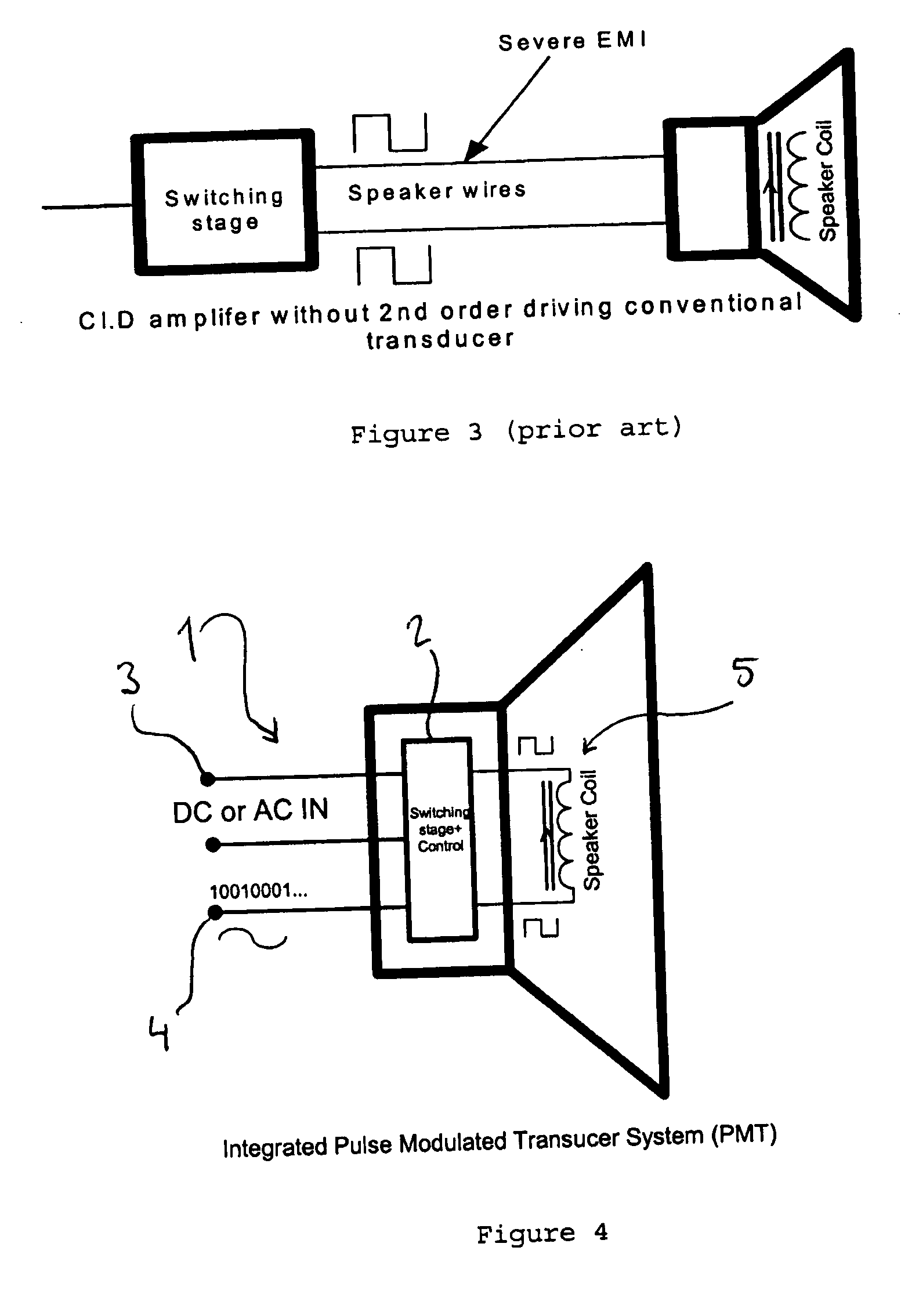 Apparatus for electric to acoustic conversion