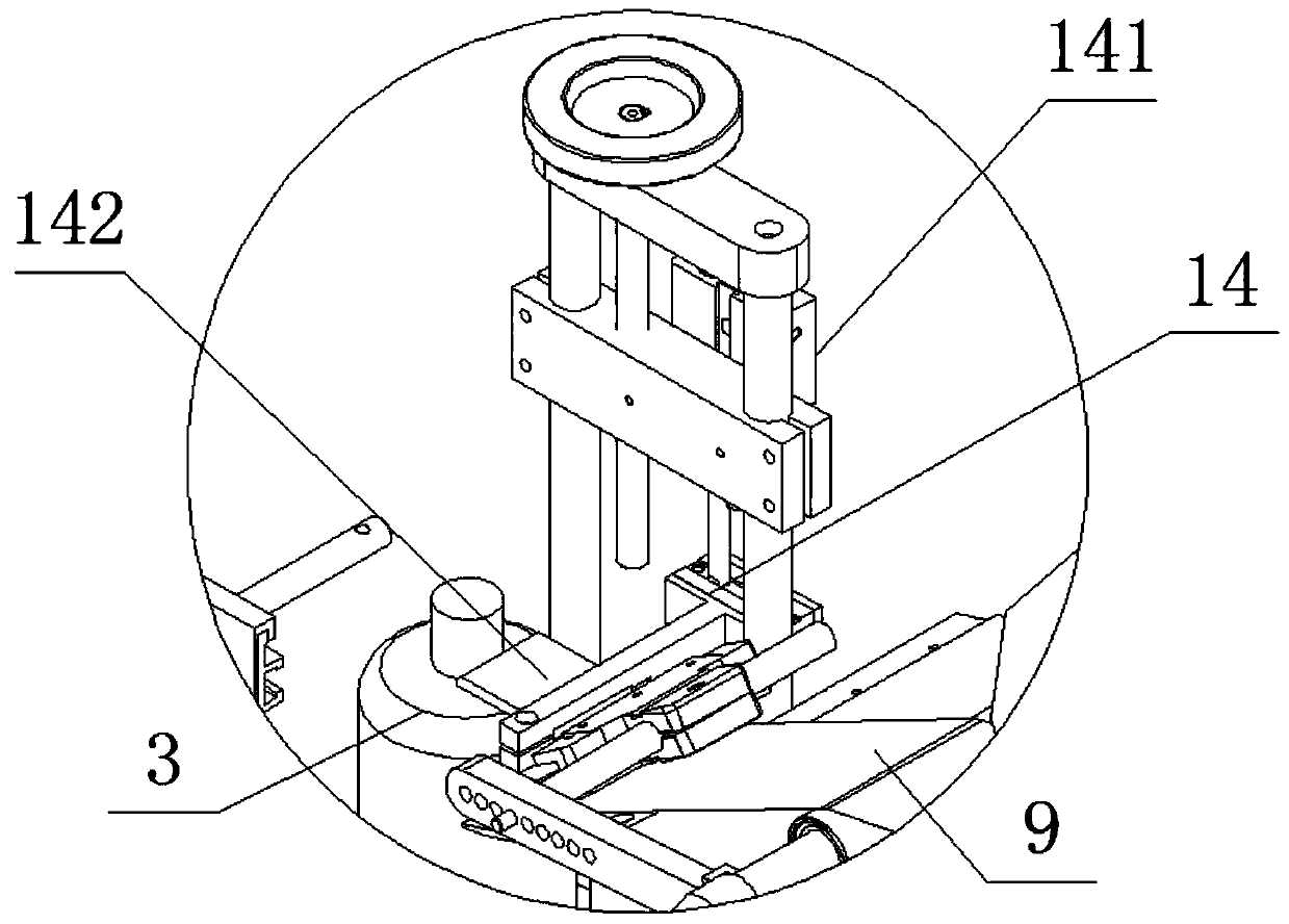 Multifunctional labeling machine capable of pasting three labels